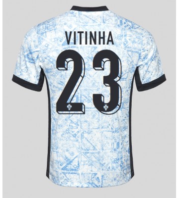 Portugal Vitinha #23 Udebanetrøje EM 2024 Kort ærmer